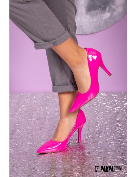 Zapato Mujer Vizzano 841101 Charol Pink Neon
