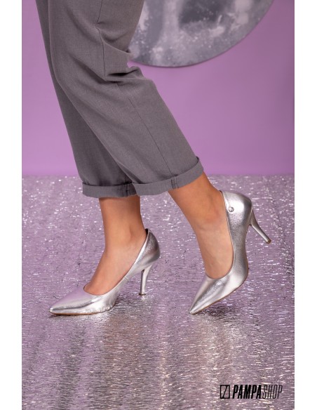 Zapato Mujer Vizzano 841501 Metalizado Plata