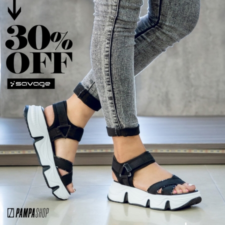 Sandalias Sport y Zuecos #Savage ☀️ 30% OFF ☀️ Todas de material sintético 🌱 Modelos disponibles en la #TiendaOnline 🔥

💳 6 CUOTAS SIN INTERÉS con Tarjetas Bancarias en la Tienda
📦 Envío Gratis en compras desde $5.400

#rebajas #rebajasverano #calzadoenoferta #sandalias #calzadodama #calzadomujer #sandaliasporty  #calzadoverano #descuentos #ofertasweb #zapateria